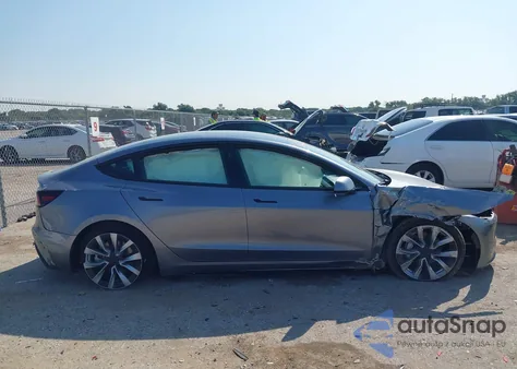 2025 Tesla Model 3 Long Range Rear-Wheel Drive из США, поврежденный, VIN 5YJ3E1EA0SF041609